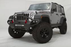 Fab Fours - Fab Fours JK07-D1852-1 Vengeance Front Bumper for 07-18 Wrangler JK - Image 1