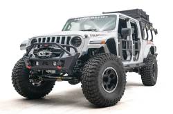 Fab Fours - Fab Fours JL18-B4752-1 Stubby Front Bumper for 18+ Jeep Gladiator/Wrangler JL - Image 2