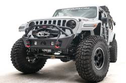 Fab Fours - Fab Fours JL18-B4752-1 Stubby Front Bumper for 18+ Jeep Gladiator/Wrangler JL - Image 6
