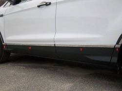 QAA TH53360 Stainless Rocker Panel Trim 8pc for 13-19 Ford Escape