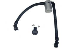 J&L Oil Separator Co - J&L Oil Separator 3.0 Driver Side Mounted Oil Separator Silver 3033D-C - Image 1