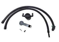 J&L Oil Separator 3055D-B 3.0 Driver Side Mounted Black