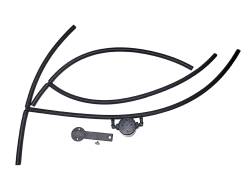 J&L Oil Separator 3.0 Passenger Side Mounted Oil Separator Black 3108P-B