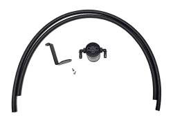 J&L Oil Separator 3.0 Passenger Side Mounted Oil Separator Black 3109P-B