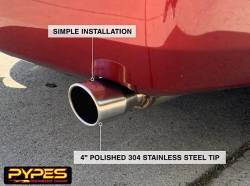Pypes Performance Exhaust - Pypes SFM67 Street Pro Axle Back Exhaust System w/4" Tips for 05-10 Mustang V6 - Image 2