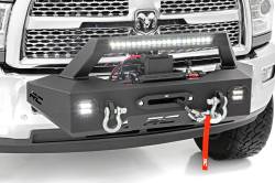 Rough Country Suspension Systems - Rough Country 31007 EXO Front Bumper Winch Mount Kit for 14-18 RAM 2500 - Image 3