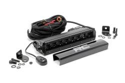 Rough Country Black Series 8" Single Row LED Light Bar EACH 70718BL