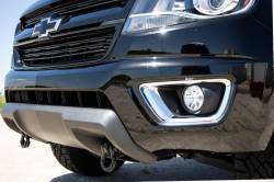 Rough Country Suspension Systems - Rough Country Front Tow Hook Brackets Black 15-22 Colorado RS166 - Image 2