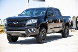 Rough Country Suspension Systems - Rough Country Front Tow Hook Brackets Black 15-22 Colorado RS166 - Image 3