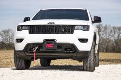 Rough Country Suspension Systems - Rough Country Hawse Fairlead License Plate Mount Bracket Black RS138 - Image 4