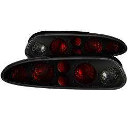 Anzo USA Chrome Euro Smoked Lens Taillight Set Chevrolet Camaro 221175