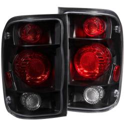 Anzo USA Chrome Euro Smoked Lens Taillight Set Ford Ranger 211178