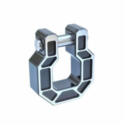 Royal Hooks - Royal Hooks Royal Show Shackle D-Ring Hook Black/Milled Pair RHO-12017-BKM-2 - Image 2