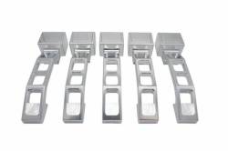 Royal Hooks Billet Aluminum Door Handles Raw for JK 4DR RHO-12011-RW-5