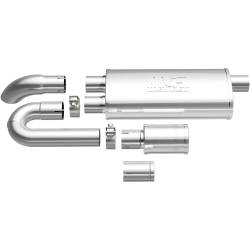 MagnaFlow Exhaust Products - MagnaFlow 14009 Universal xMOD Performance Muffler 3" Offset/Dual 5x18x8 Body - Image 1