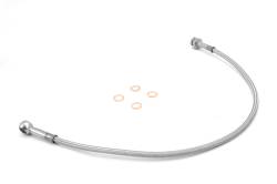 Rugged Ridge - Rugged Ridge 16734.06 Brake Hose Kit Front Stainless Steel 82-86 Jeep CJ7/CJ8 Sc - Image 1