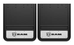 Gatorback - Gatorback 21"x24" Rear Dually Black Mud Flaps for RAM Head Logo GB2124RH - Image 1