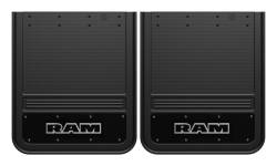 Gatorback - Gatorback 21"x24" Rear Dually Black Mud Flaps for RAM Text Logo GB2124RT-W - Image 1