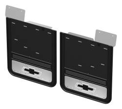 Gatorback 21" Rear Dually Black Mud Flaps Silverado 3500 GCR204R-BT