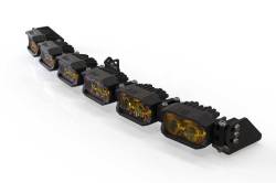 Morimoto - Morimoto BAR-1ROW-011 24" 6-Pod HXB Single Row BangerBar LED Light Bar Yellow - Image 2