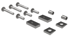 B&W Hitch RVR3204 Custom Installation Kit for Universal Mounting Rails