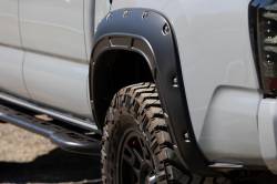 Rough Country Suspension Systems - Rough Country A-T11621 Defender Black Fender Flares for 16-23 Toyota Tacoma - Image 5