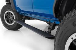 Rough Country PSR51330 Power Running Boards Black for 21-25 Ford Bronco 4DR