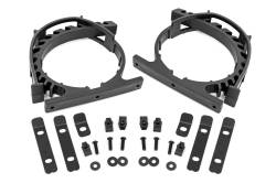 Rough Country Suspension Systems - Rough Country 99070 Universal Rubber MOLLE Clamp Kit 2.5-9.5" Pair - Image 1