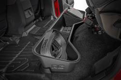 Rough Country Suspension Systems - Rough Country Rear Underseat Storage Bin Black for 05-24 Frontier Crew RC09605 - Image 2