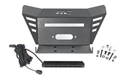 Rough Country Suspension Systems - Rough Country 92078 Front Winch Mount Kit Black for Honda Pioneer 520 - Image 1
