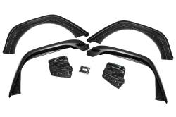 Rough Country Suspension Systems - Rough Country A-J01822 WF1 Fender Flares Black for 18-26 Jeep Wrangler JL - Image 2