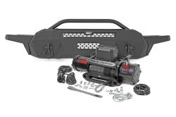 Rough Country 10716 High Clearance Front Bumper w/9.5K Winch for 16-23 Tacoma