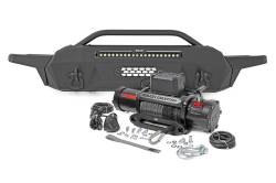 Rough Country 10729 High Clearance Front Bumper w/12K Winch for 16-23 Tacoma