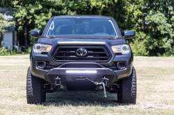 Rough Country Suspension Systems - Rough Country 10726 Hybrid Front Winch Bumper 9.5K Winch Black for 16-23 Tacoma - Image 5