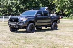 Rough Country Suspension Systems - Rough Country 10721 Hybrid Front Winch Bumper w/12K Winch Black for 16-23 Tacoma - Image 6