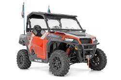 Rough Country Suspension Systems - Rough Country LED Whip Light Mounts w. 48" LED Whips for Polaris Ranger 93053 - Image 6