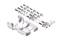 Husky Towing 5th Wheel Hitch Frame Mount Brackets for 14-24 Ram 2500 32556