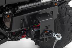 Rough Country Suspension Systems - Rough Country 99086 2" Universal Receiver Winch Mount Kit Black - Image 1