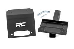 Rough Country Suspension Systems - Rough Country 99086 2" Universal Receiver Winch Mount Kit Black - Image 2