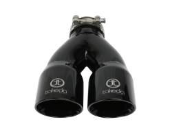 aFe Power - aFe 49T25364-B10 2.5" SS Exhaust Tip 2.5" In x 3" Dual Out x 9.5" L Bolt-On - Image 3