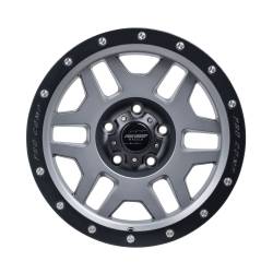 Pro Comp Wheels - Pro Comp Wheels PA41 PHASER 17x9 5x5.0 -6mm Graphite/Black Lip PXA2641-7973 - Image 2