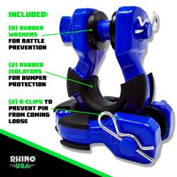 Rhino USA - Rhino USA SUPERSHACK-BLU 8t Super Shackle 2pc Blue - Image 2
