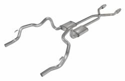 Pypes Performance Exhaust - Pypes SGF911SE 2.5" Crossmember Back Exhaust System w/X-Pipe for 75-81 F-Body - Image 1