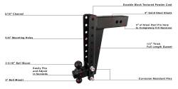 BulletProof Hitches - BulletProof HD3014 3.0" Heavy Duty 14" Drop Or Rise Hitch - Image 7