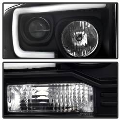 Spyder Auto - Spyder Auto 5084507 Black Light Bar Projector Headlights for 05-07 Ford SD - Image 3