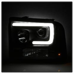 Spyder Auto - Spyder Auto 5084507 Black Light Bar Projector Headlights for 05-07 Ford SD - Image 6