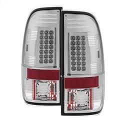 Spyder Auto - Spyder Auto 5003478 LED Taillights Chrome/Clear 97-07 Ford F-Series - Image 1