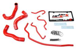 HPS Performance - HPS 57-1724-RED Red Radiator Hose Kit for 14-19 Toyota Corolla - Image 2