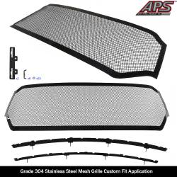APS - APS Wire Mesh Grille Black for 19-24 Ram 1500 GR04GEE40H - Image 2