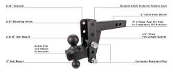 BulletProof Hitches - BulletProof ED204 2.0" Extreme Duty 4" Drop Or Rise Hitch - Image 7